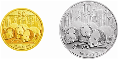 2013年熊猫金银币已亮相温州收藏市场