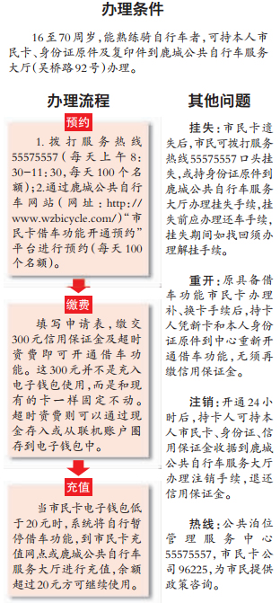 市民卡能借公共自行车了 今起预约明起正式办理