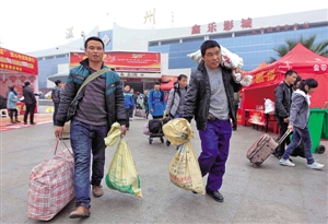 春运节后返程高峰到来