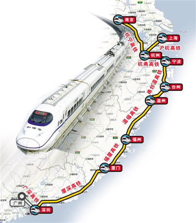 宁杭甬高铁开通在即 G字头高速动车将开进温州