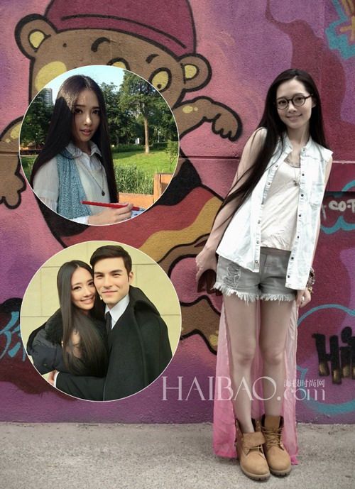 《小时代》里的南湘 大眼长发美女郭碧婷家居照