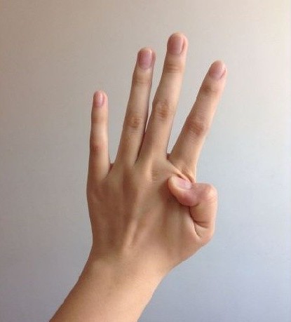 奇葩手指大赛各种手指姿势拼高难度系数图