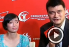 姚明携妻叶莉出演微电影