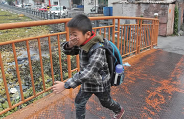 龙港一小区氨气弥漫 当地疏散周边幼儿园师生
