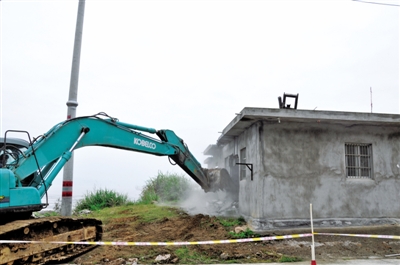 温州各地深入进行拆违 洞头创建无违建县