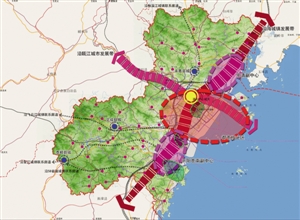 总体规划中的温州中心城区发展将沿瓯江为轴.