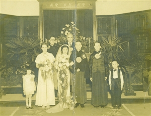 证婚人是燕京大学创始人,美国驻华大使司徒雷登