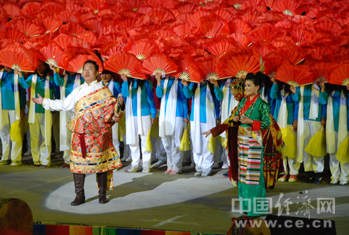 《文成公主》实景剧扮靓首届中国西藏旅游文