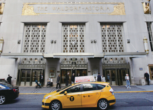 温商出资19.5亿美元 成纽约华尔道夫酒店新老