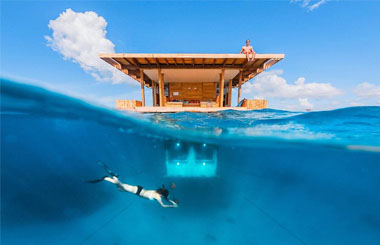 东非海岸建起水下酒店 可与鱼儿共眠