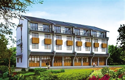 蒼南推進(jìn)美麗民居建設(shè)試點(diǎn) 首期房屋近日封頂