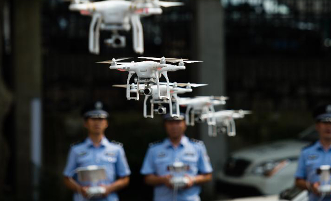 南京玄武警方正式组建警务无人机分队