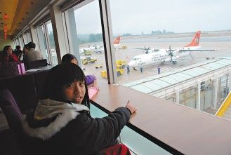 金门机场推出飞机观景餐厅可欣赏南海美景图