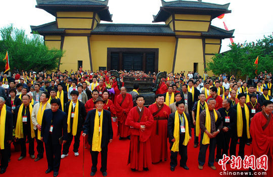 图:江苏沛县举行汉高祖皇帝祭祀大典