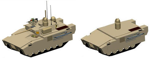 美国陆军展示gcv新型战车概念美军现役的m2"布莱德利"步兵战车性能已