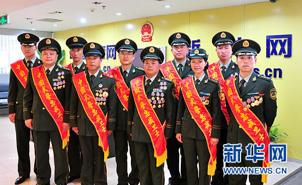 新华网专访第十三届中国武警十大忠诚卫士