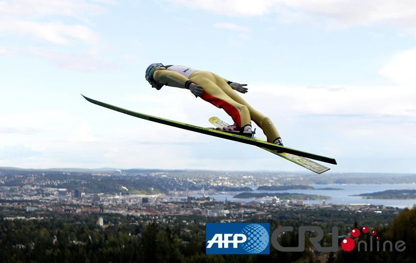 奥斯陆举办跳台滑雪比赛洲际杯对抗赛 捷克选