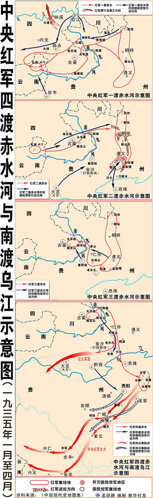 战史今日14红军突破乌江天险