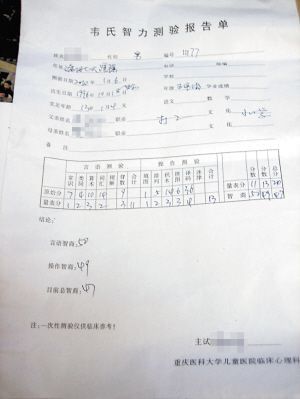 成绩差就要查智商?小学生被智力测试(组图),智