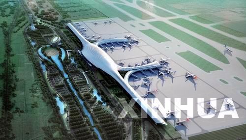 南宁吴圩国际机场新航站区配套工程开工,西部