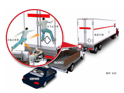 云南一伙窃贼高速路行窃 自制爆胎钉阻挠警车