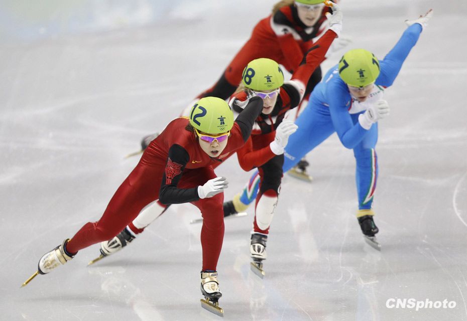 王蒙夺短道速滑女子500米金牌(高清组图)