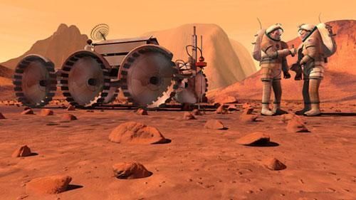美国计划2030年代中期送宇航员往返火星组图