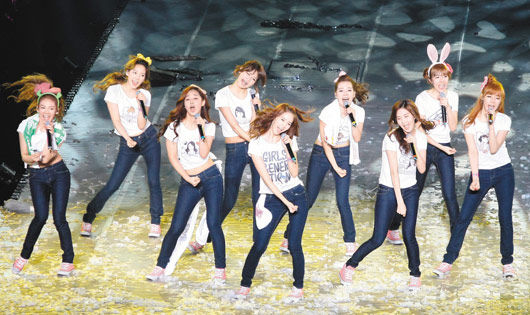 <em>韩国女子组合</em>少女时代小巨蛋演唱会惊艳落幕