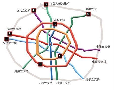 成都8条主干道上打的10日起招手不能乱停图