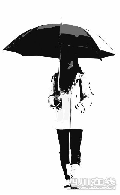 出门以伞遮面 成都社交恐惧症患者4年增1倍