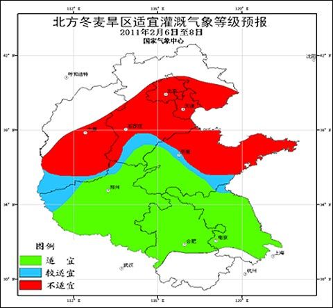 近期华北黄淮气温回升冬麦区应抓紧抗旱保苗