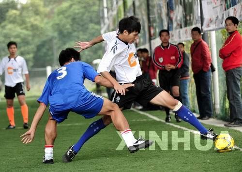 广西、广东、上海五人制足球精英赛在桂林开赛