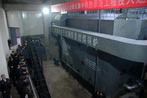 一种分散式集中供热锅炉在陕西投入运营_集