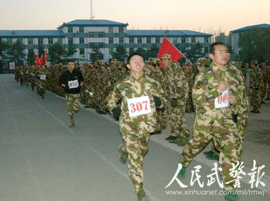 冬训比武武警呼和浩特指挥学院提升练兵热情