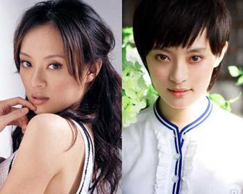 凌乱感碎短发发型++正确示范:自从《画皮》后孙