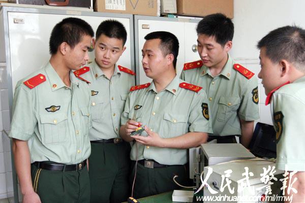 武警士官王建战士通讯师获国家专利