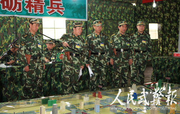 太行腹地 武警8650部队点兵沙场[组图]_武警 尖