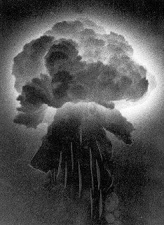 法国首次核试验的蘑菇云