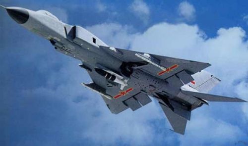 歼8战斗机三视图