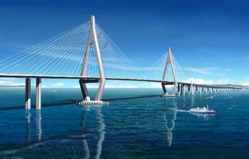 港珠澳大桥用钢可建11个鸟巢 技术史上最复杂