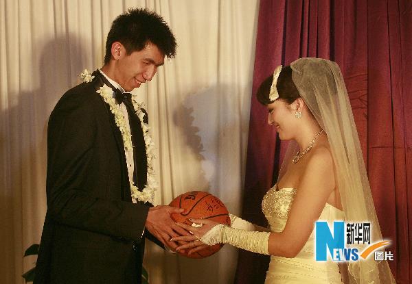 cba球员张凯在家乡武汉完婚