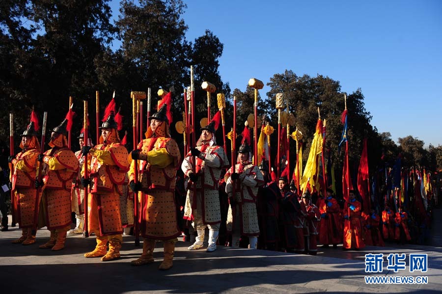 高清实拍:天坛再现盛大的皇帝祭天