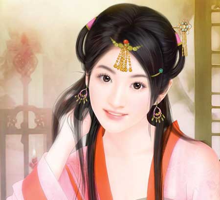 赵佶身边有一名叫春兰的<em>侍女</em>