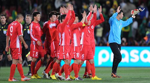 朝鲜虽败犹荣 创世界杯亚洲球队对巴西最好战