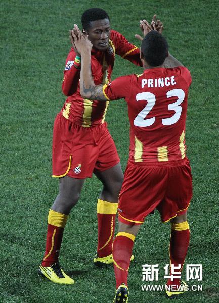 八分之一决赛:美国队迎战加纳队[组图]