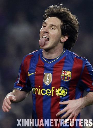 欧冠:梅西两球巴萨双杀斯图加特 总分5:1进8强