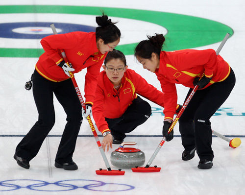 中国冰壶女队完胜劲旅丹麦创冬奥会两项纪录