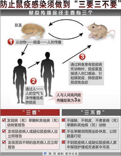 防止鼠疫感染须做到三要三不要