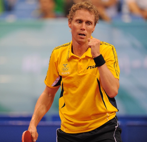 瑞典乒乓球小佩尔森图片
