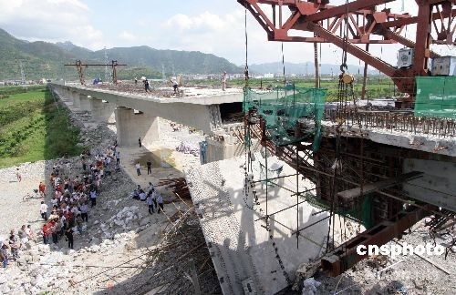 甬台温铁路浙江黄岩金寺堂特大桥(与104国道立交处)工程项目38号墩0号